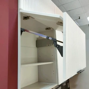 Кухня "Монца" Монца Белый софт/Ройс Графит софт №1