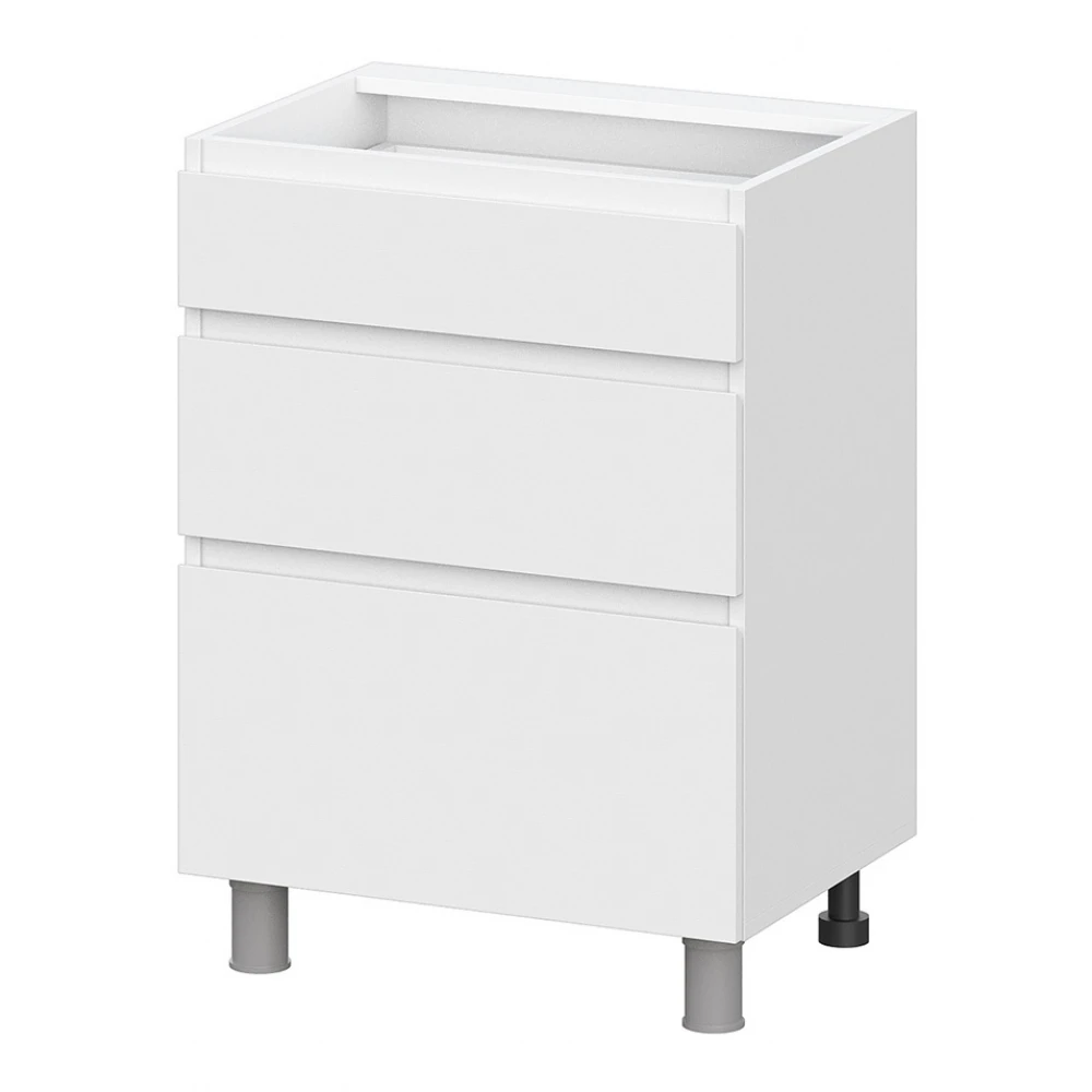 Стол с ящиками "Одри" 6с3 0,6м Белый