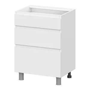 Стол с ящиками "Одри" 6с3 0,6м Белый