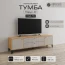 Тумба ТВ "Парус-10" Дуб крафт золотой/Сантьяго софт