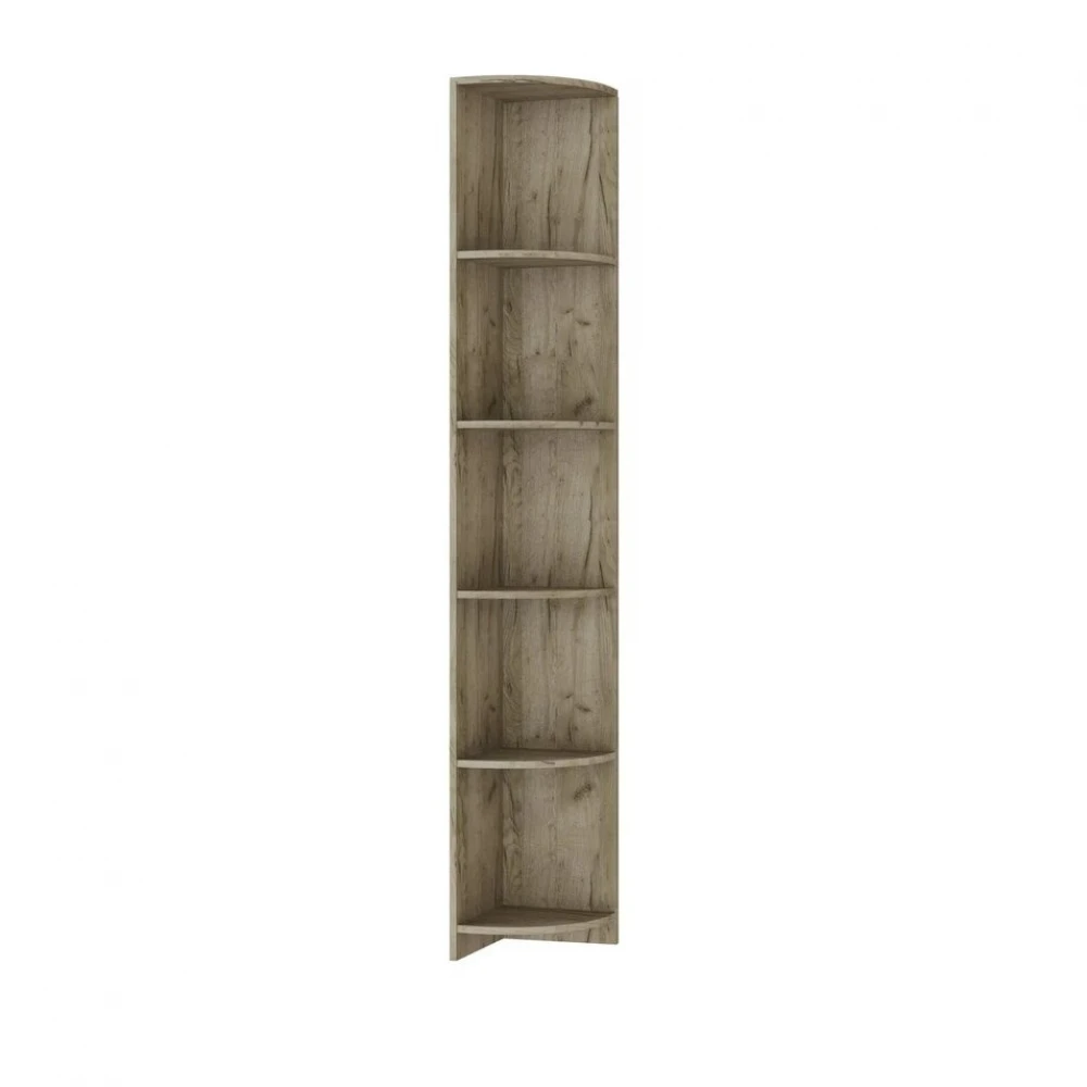 Угловое завершение "Колибри" Дуб крафт серый