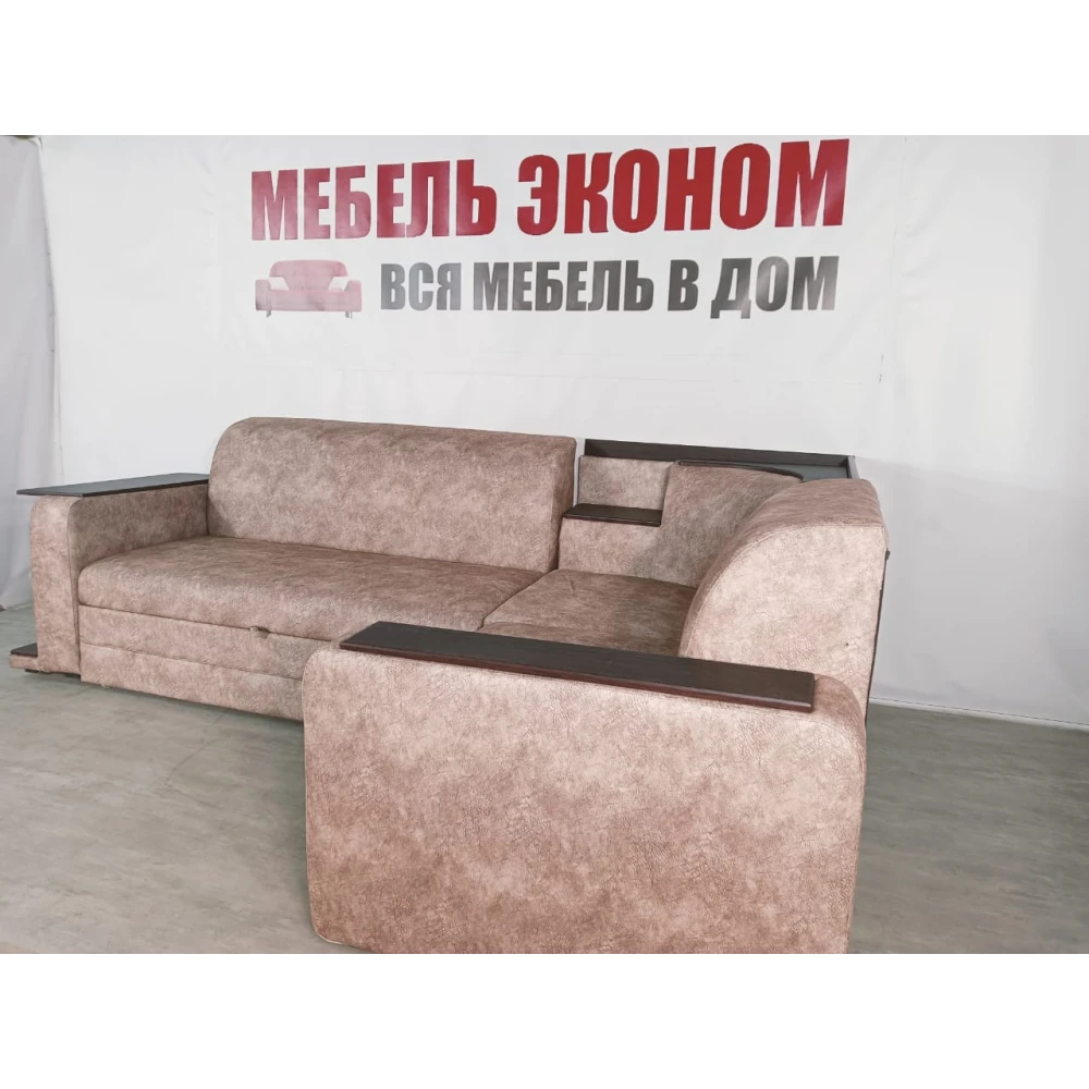 Диван угловой "Атлант" №27 выкатной со столиком
