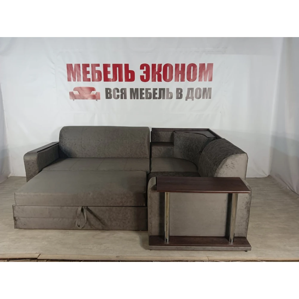 Диван угловой "Атлант" №28 выкатной со столиком