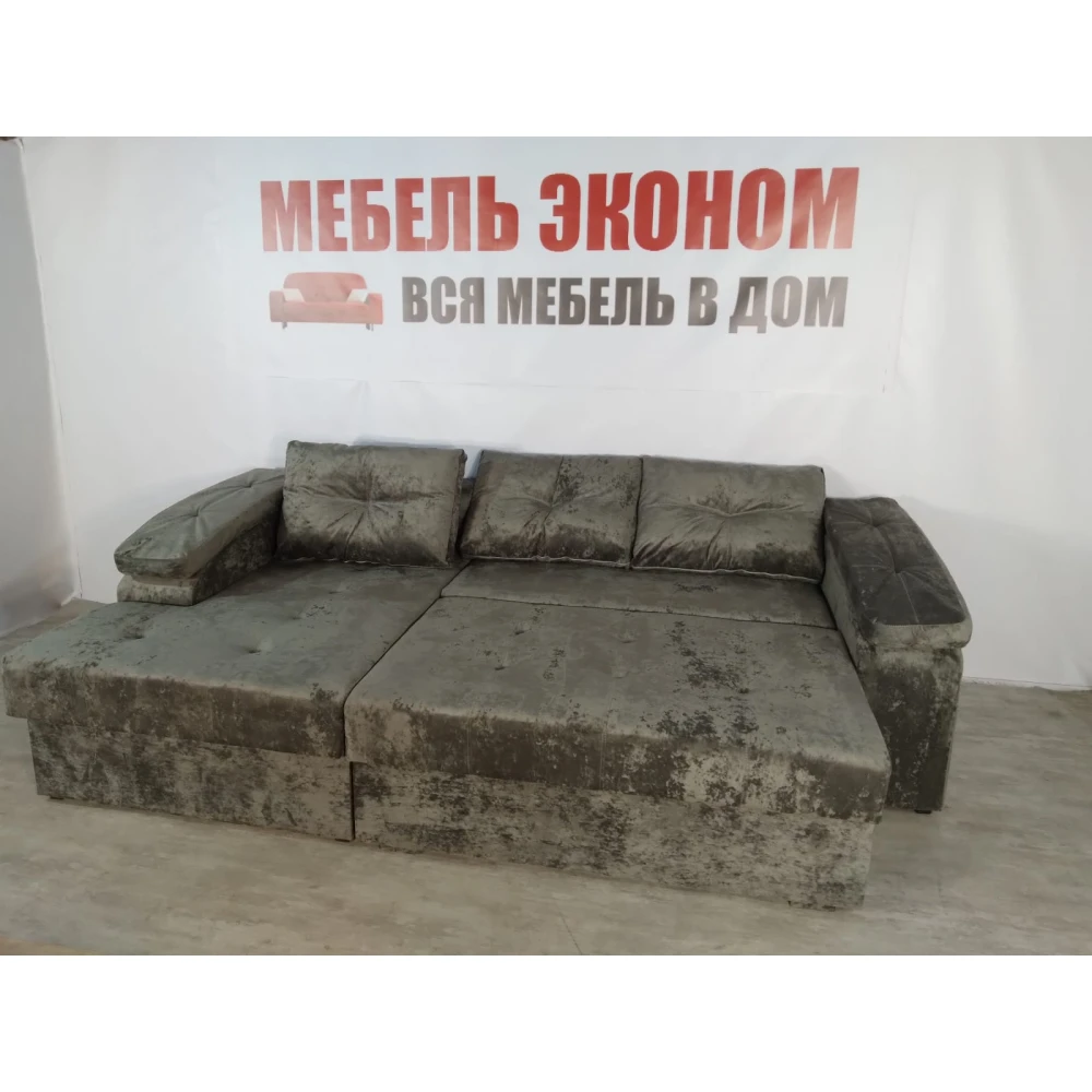 Диван угловой "Бруклин" №39 с увеличенной оттоманкой