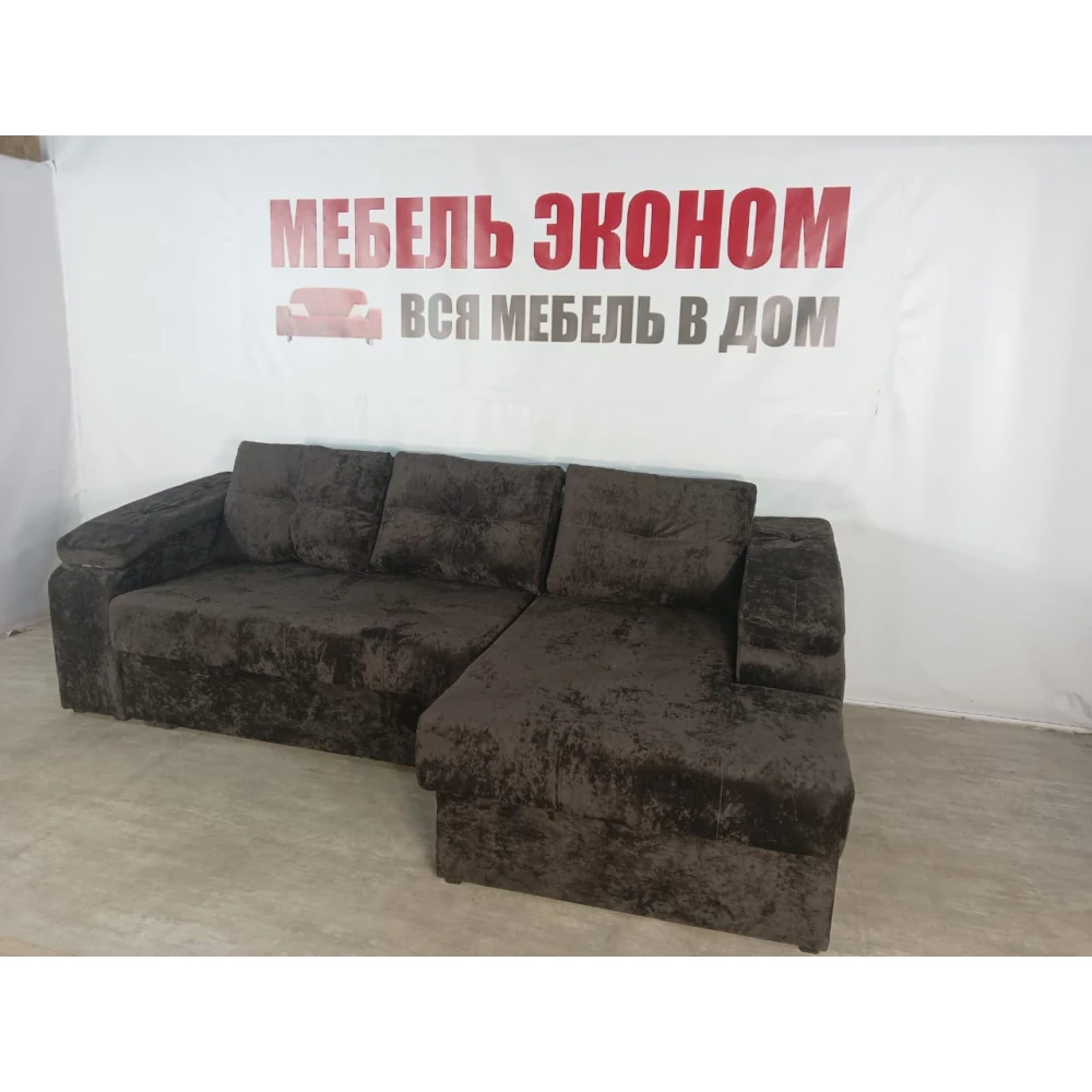 Диван угловой "Бруклин" №50 с увеличенной оттоманкой