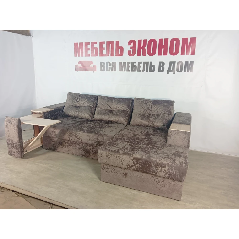 Диван угловой "Нью-Йорк" №108 с увеличенной оттоманкой