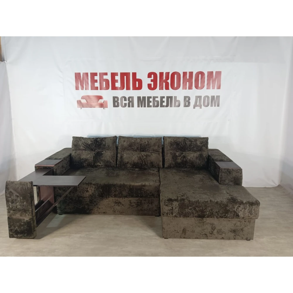 Диван угловой "Нью-Йорк" №125 с увеличенной оттоманкой