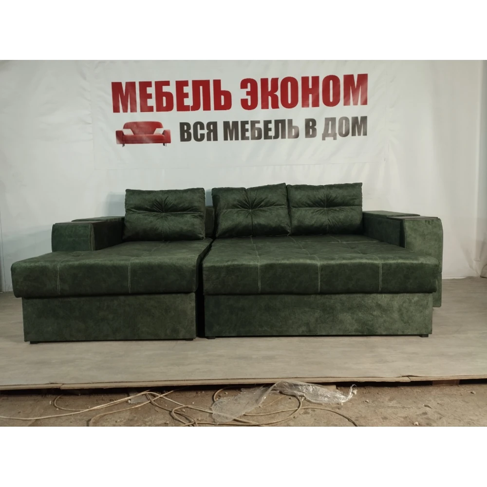 Диван угловой "Нью-Йорк" №158 с увеличенной оттоманкой