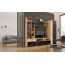 Гостиная "Крокус" Дуб делано/Белый глянец