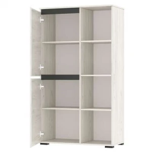 Буфет "Гретта" Дуб крафт белый/Антрацит
