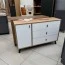 Комод 3 ящика со створкой "Байкал" Дуб Золотой/Белый