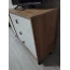 Комод 3 ящика со створкой "Байкал" Дуб Золотой/Белый