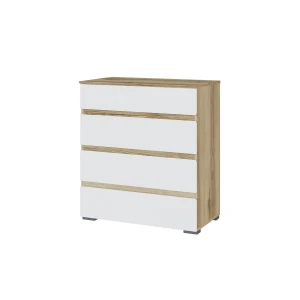 Комод "Плейона" Дуб делано/Белый