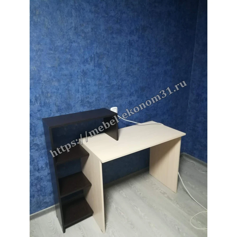 Компьютерный стол "Квартет-2" Белый