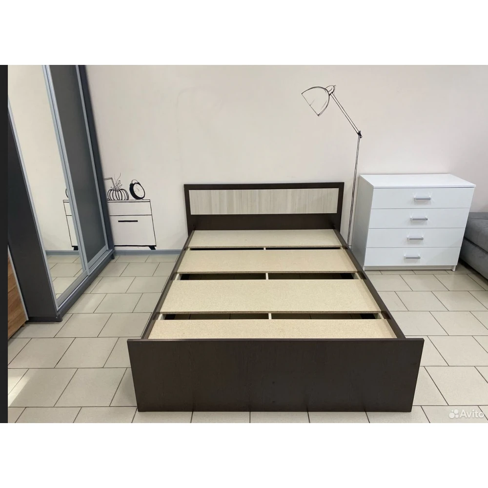 Кровать "Фиеста" 1,6 м без матраса БН