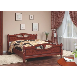 Кровать "Елена-4" КВ 1,6м Орех