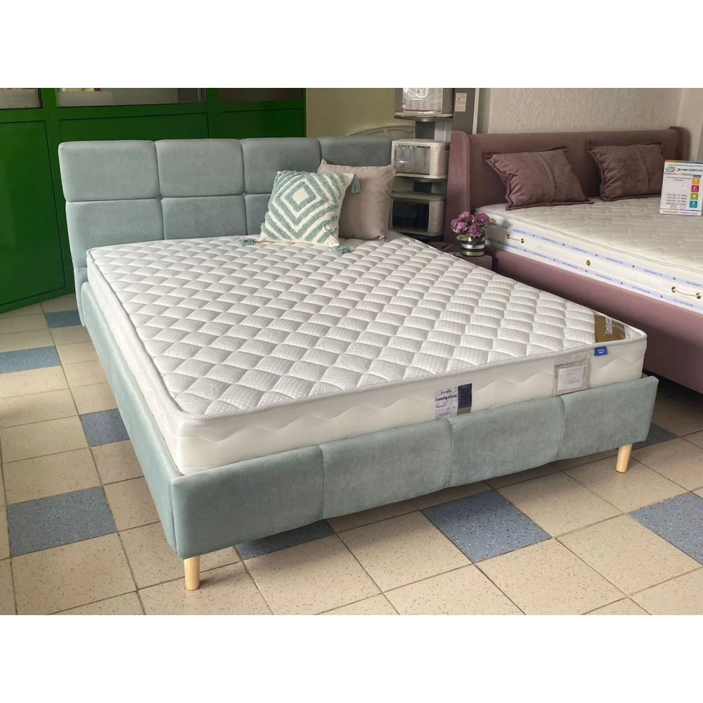 Кровать "Ханна НЬЮ" КВ 1,6м/ВАРИАНТ 1 (мята)