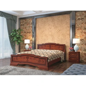 Кровать "Карина-6" КВ 1,2м Орех