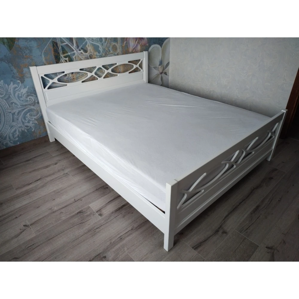 Кровать "Лоренса" КВ 1,6м Белый