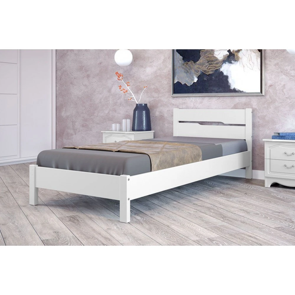 Кровать "Вероника-5" КВ 0,9м Белый