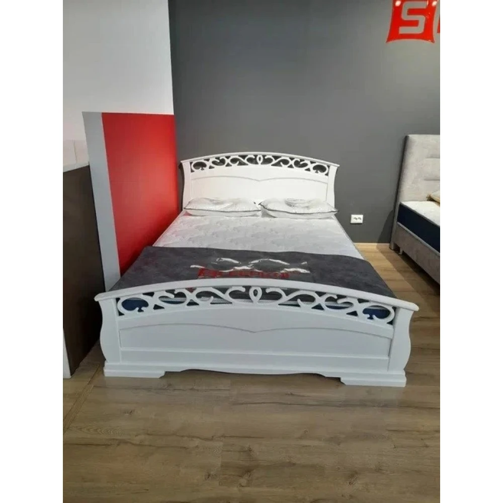 Кровать "Грация-1" 1,2м Белый КВ