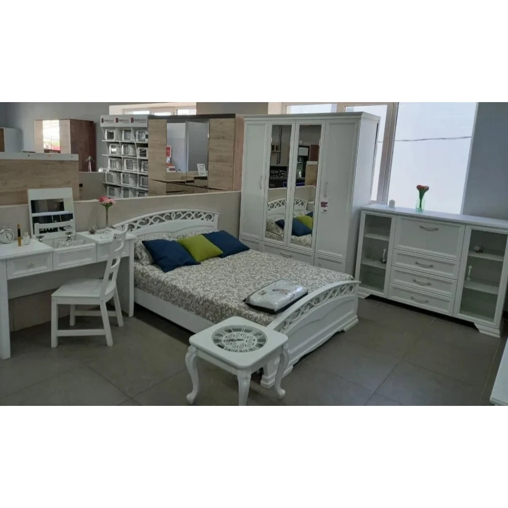 Кровать "Грация-1" 1,2м Белый КВ