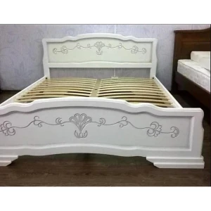 Кровать "Карина-6" 1,8м Белый жемчуг КВ