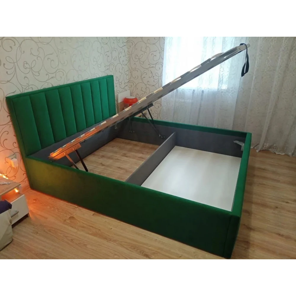 Кровать "Лана" 160 см Зелёный Софт