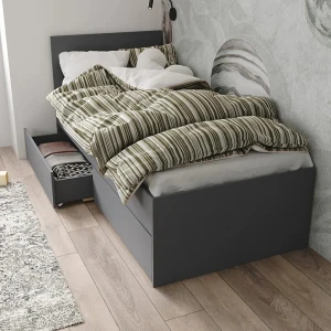 Кровать "Мори" КРМЯ-900.1 Графит
