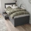 Кровать "Мори" КРМЯ-900.1 Графит М