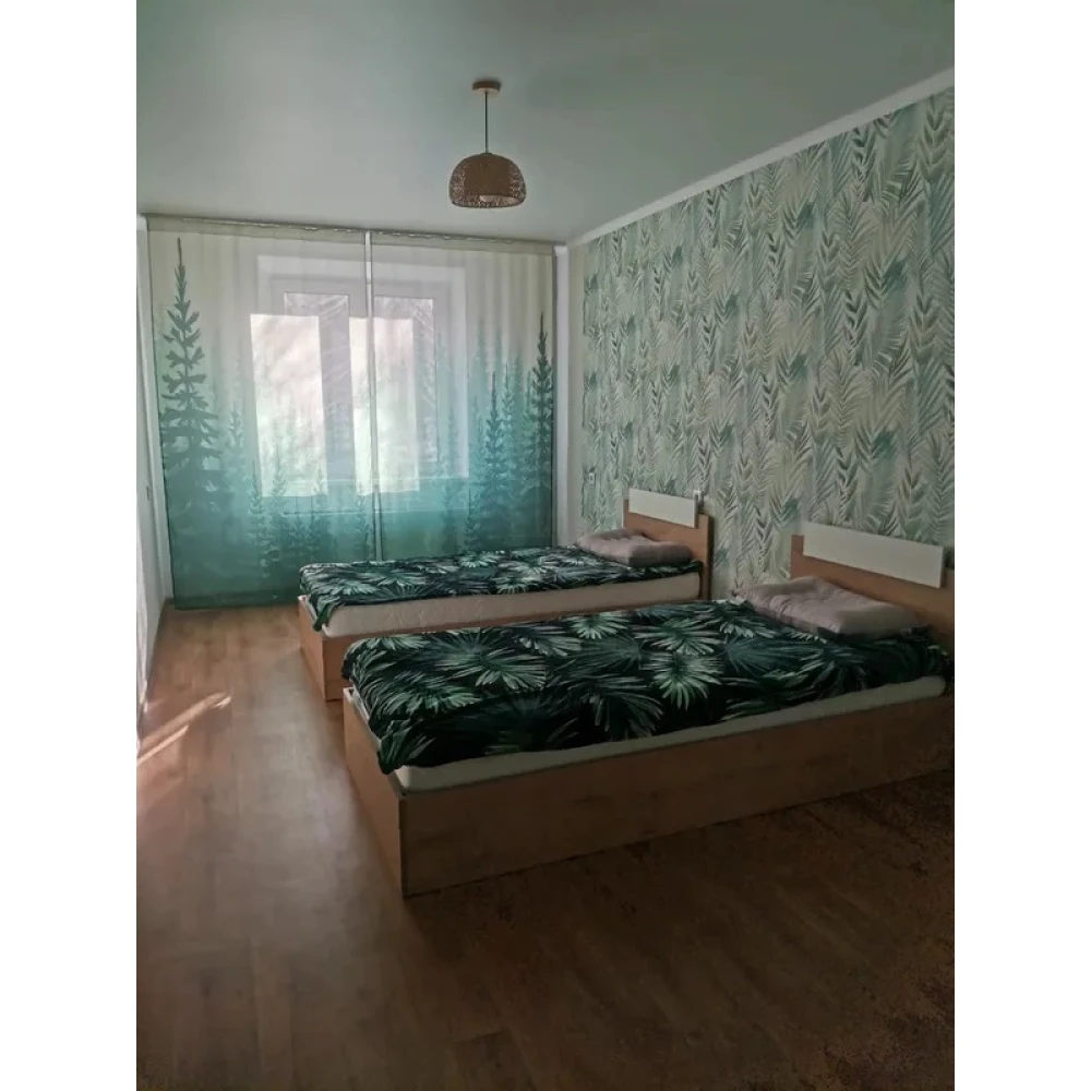 Кровать "Эко" КВ 1.2 м Ясень шимо тёмный/светлый
