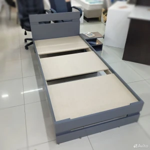 Кровать "Энни" 0,9м Графит