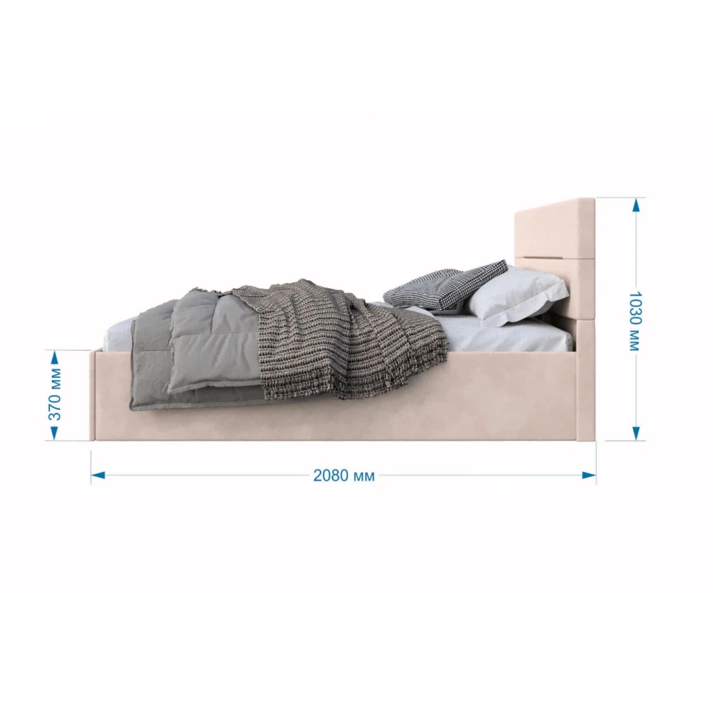 Кровать "КР-432-М" 1,6м Zeekr 3