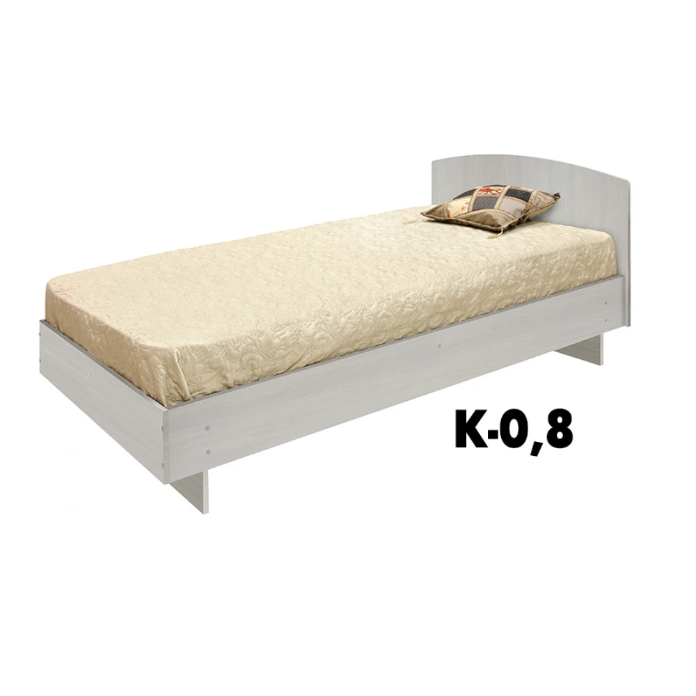 Кровать "К-0,8" Ясень анкор