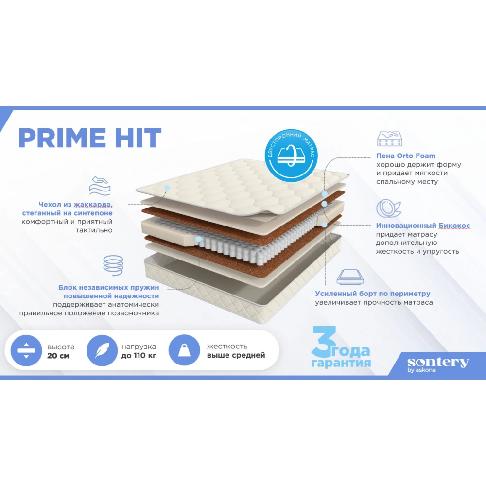 Матрас Sontery Prime "HIT"