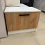 Тумба 600 "Кевин" Белый/Дуб крафт золотой