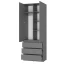 Шкаф 2 ств. "Таргет" ШК-03 Графит