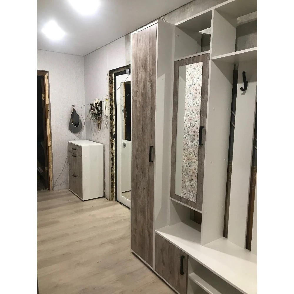 Модульная прихожая "Бриз" Белый/Дуб Юкон