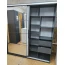 Шкаф-купе "Гранд" 2,0м Графит с зеркалом и стеклом лакобель белый