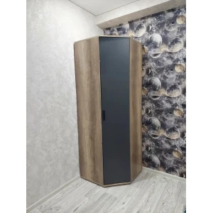 Шкаф угловой "Вегас" ШКУ-01 Дуб Каньон/Графит КВ