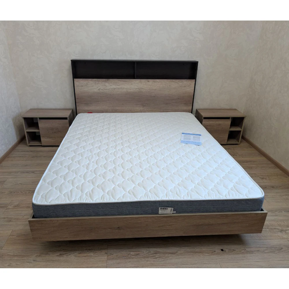 Кровать "Энигма" КР-16 1,6м Дуб каньон/Венге