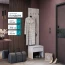 Прихожая "Пандора" ПР-07 Белый/Жемчужно-белый