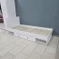 Кровать "Софт" КР-01 0,9м (с ящиком комплект, без основания) Белый/Эмаль белая F26