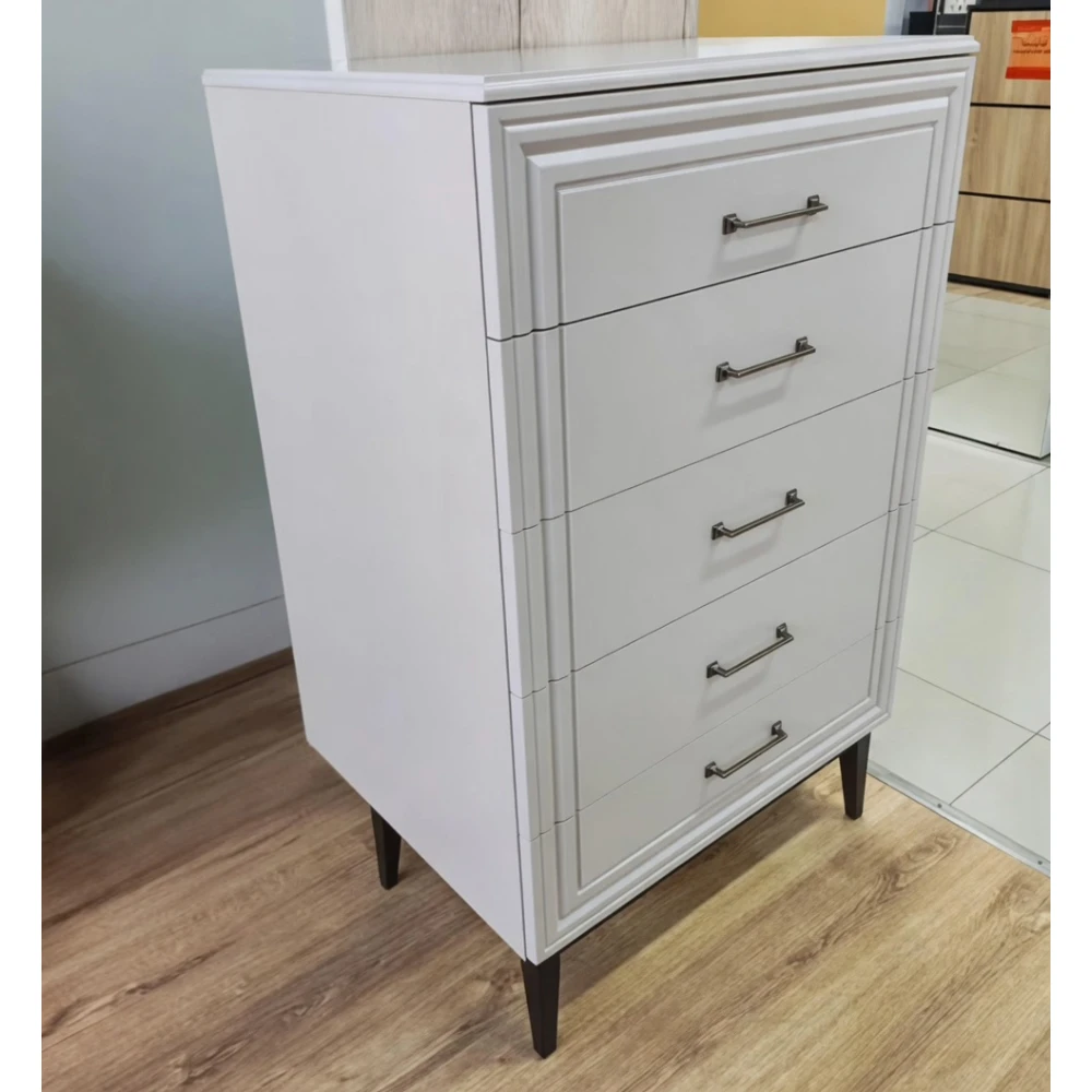 Комод "Гориция" 5 ящ. Льняной ЛАК