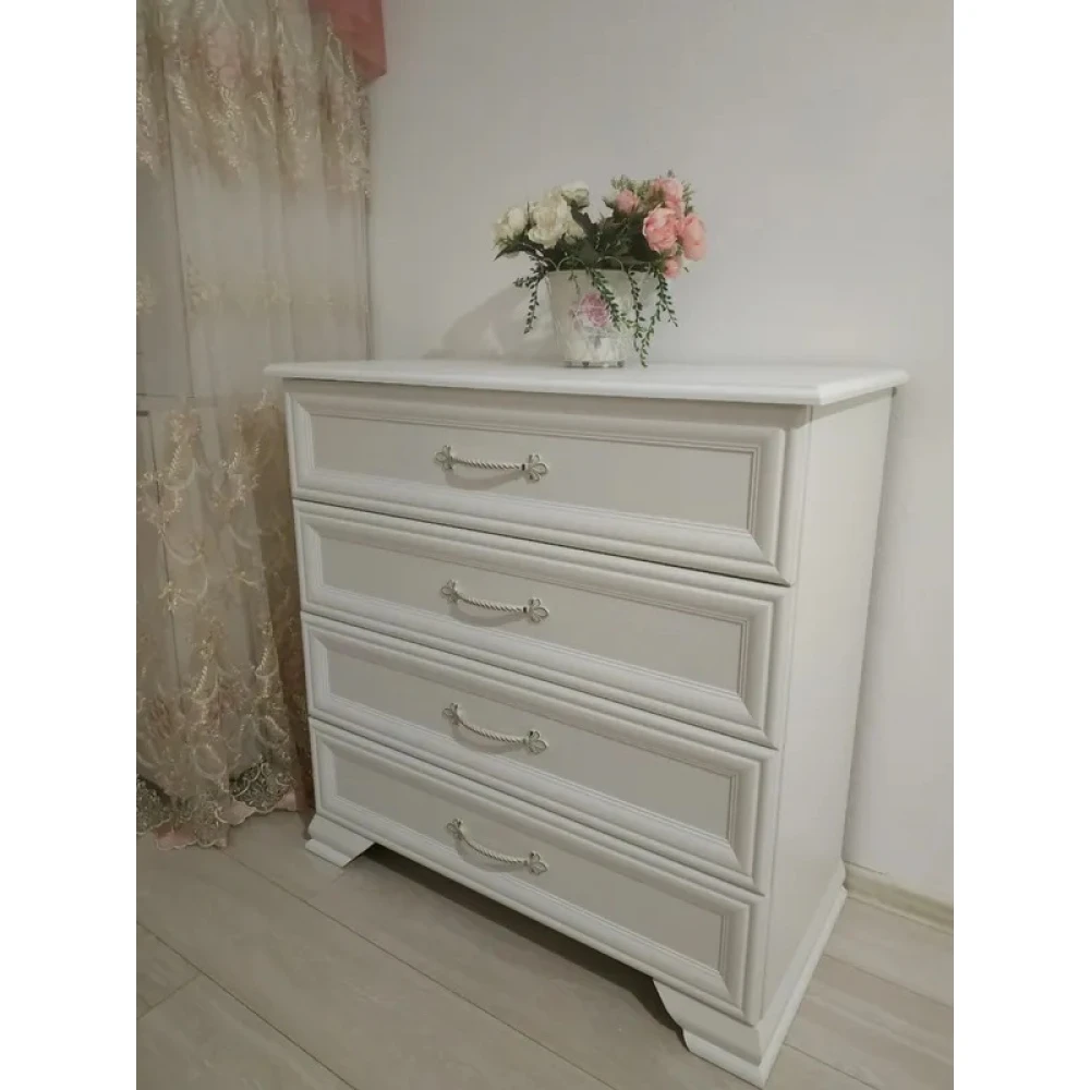 Комод "Грация" 4 ящ. Белый