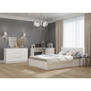 Кровать "Мори" КРМ 1200.1 Белая