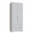 Шкаф 0,9м "Леньяна" без зеркала Ясень анкор светлый