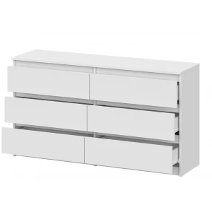 Комод с ящиками "Денвер" 1,38 Белый