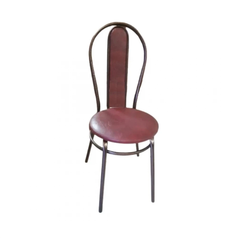 Стул "Венский" темный каркас, бордо
