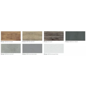 Кухня "Лофт" Бетон тёмный/Дуб цикорий №2